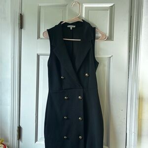 Elegant Black Sleeveless Dress